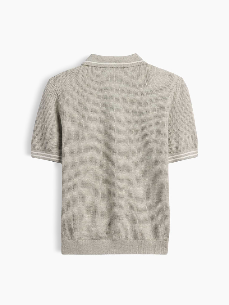 Image number 3 showing, Kids Relaxed Sweater Polo Shirt
