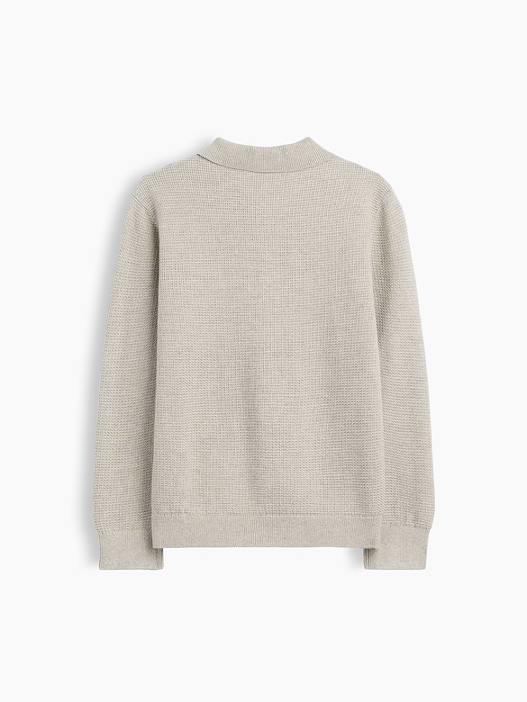 Kids Relaxed Textured Polo Shirt