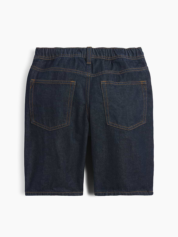 Kids Pull-On Loose Denim Shorts