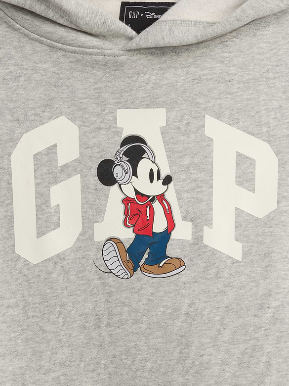GapKids × Disney Mickey Mouse Relaxed Logo Hoodie
