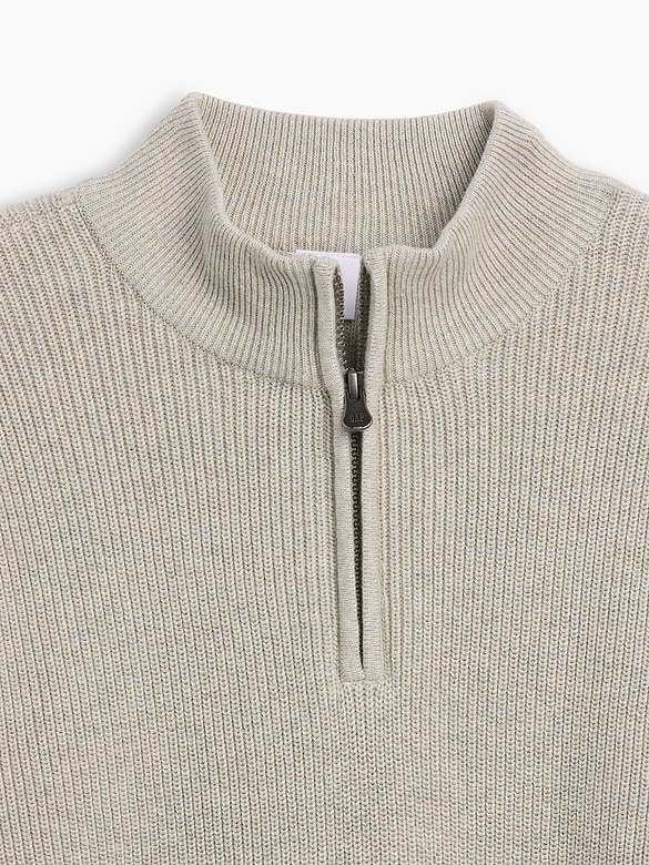 Kids Relaxed Quarter-Zip Sweater