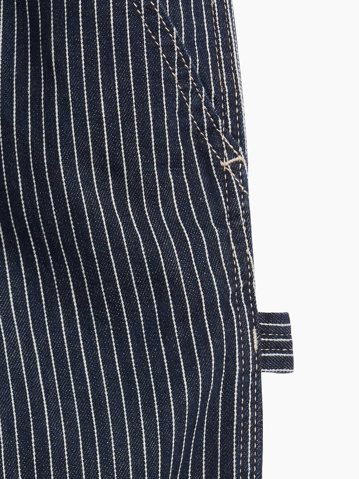 Image number 2 showing, Kids Relaxed Railroad Stripe Carpenter Jeans