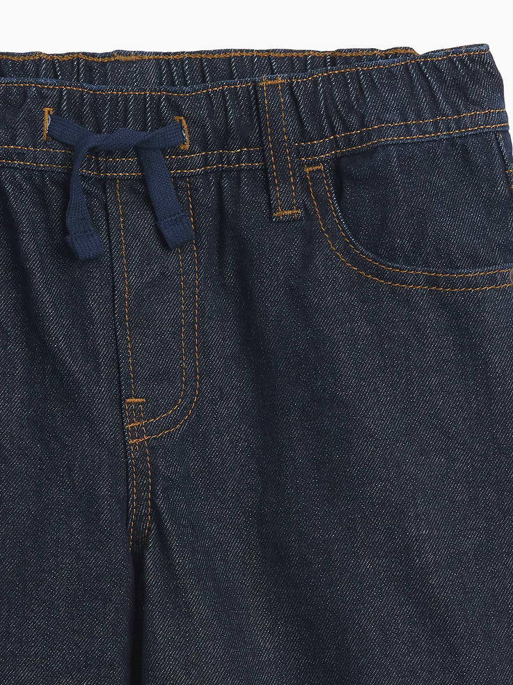 Image 2 of 3, Kids Pull-On Loose Denim Shorts