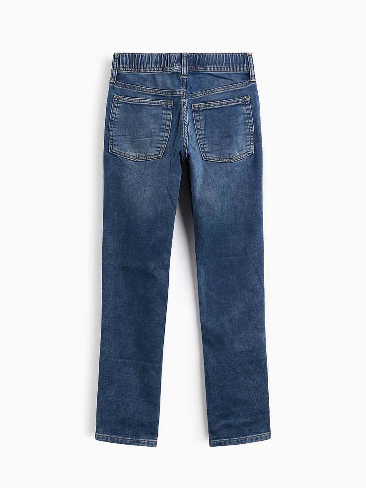 Image number 3 showing, Kids Pull-On Slim Sweatpant Jeans