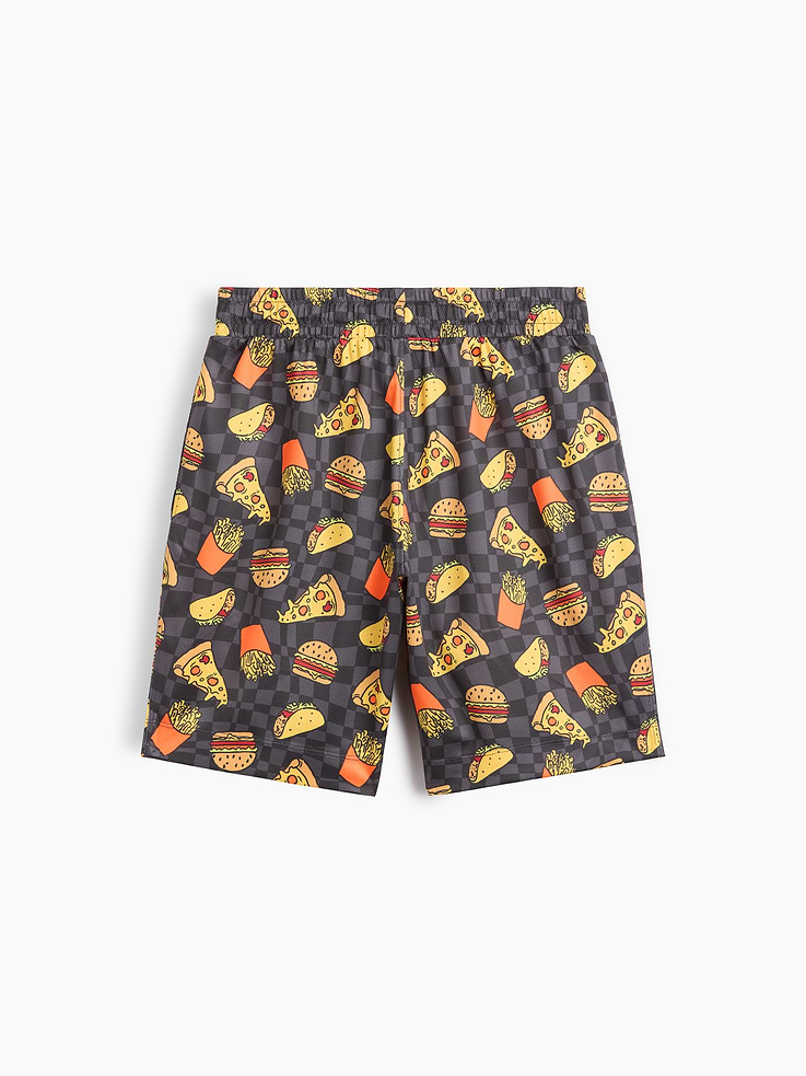 Image 3 of 3, Kids 100% Recycled Pull-On Mesh Shorts