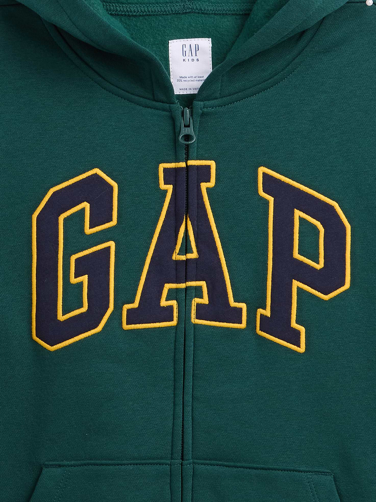Image number 2 showing, Kids Relaxed Gap Logo Zip Hoodie
