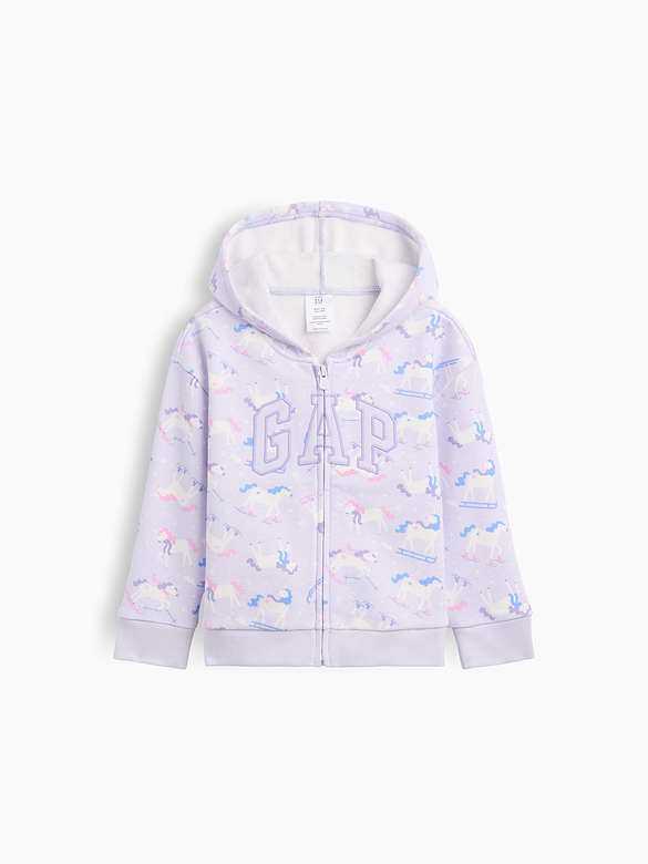 babyGap Relaxed Print Logo Hoodie