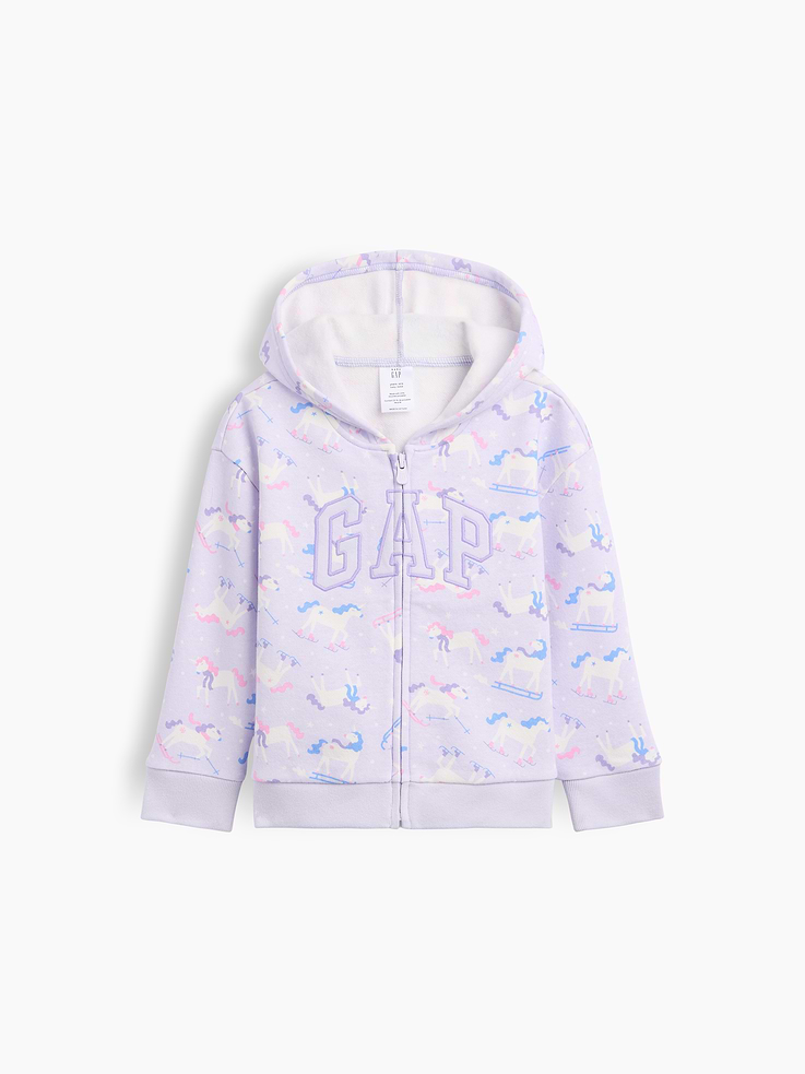 Image number 1 showing, babyGap Relaxed Print Logo Hoodie