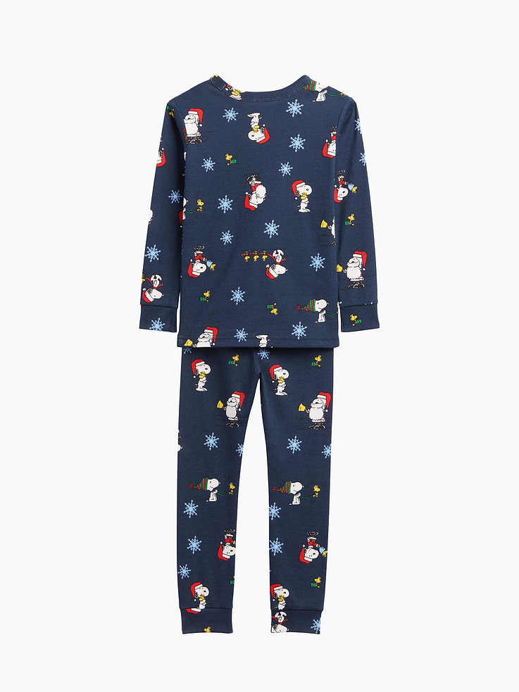 Image number 4 showing, Kids & babyGap Peanuts X-Mas Print PJ Set