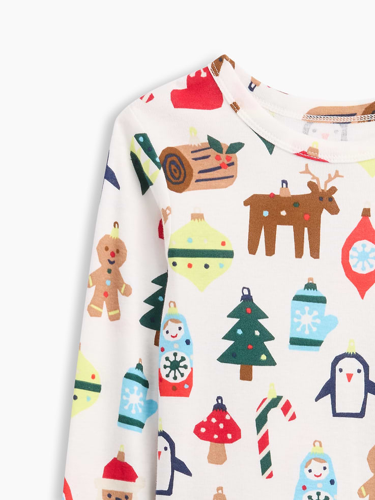 Image 2 of 4, Kids & babyGap X-Mas Print PJ Set