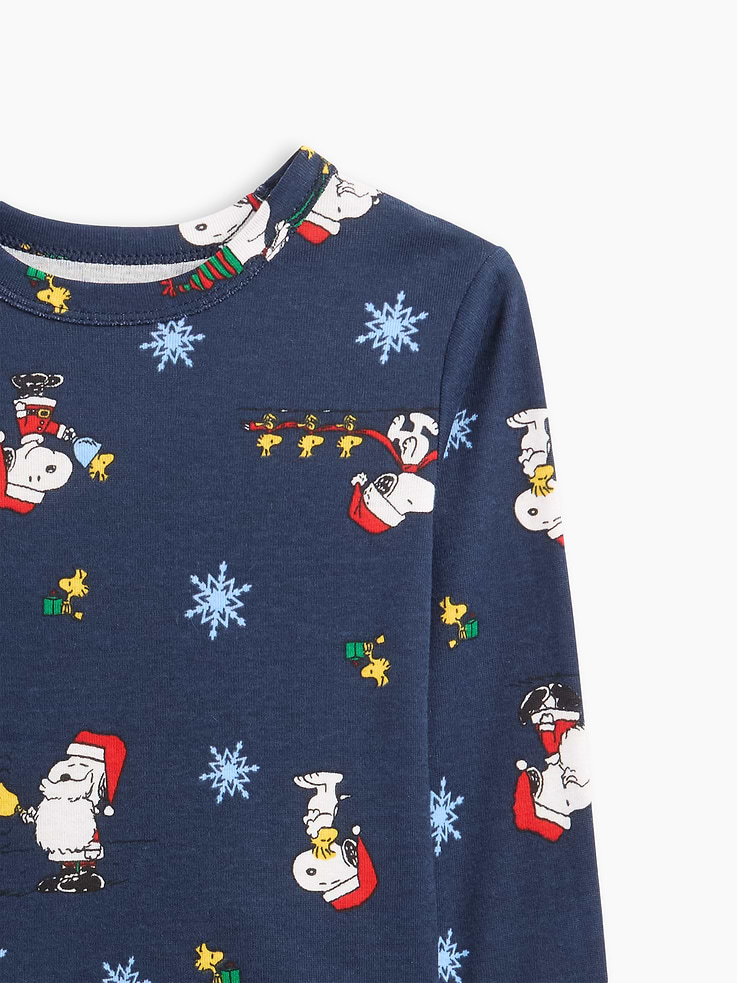 Image number 2 showing, Kids & babyGap Peanuts X-Mas Print PJ Set