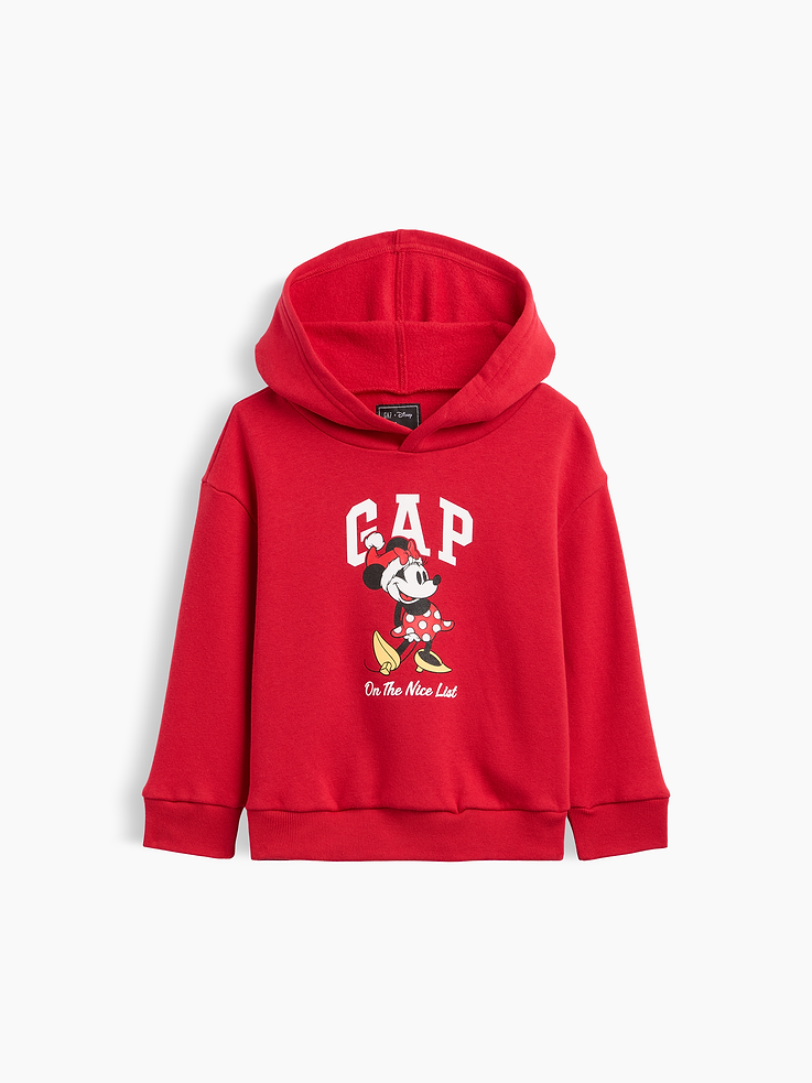 Image number 1 showing, babyGap × Disney Minnie Mouse Relaxed Logo Hoodie