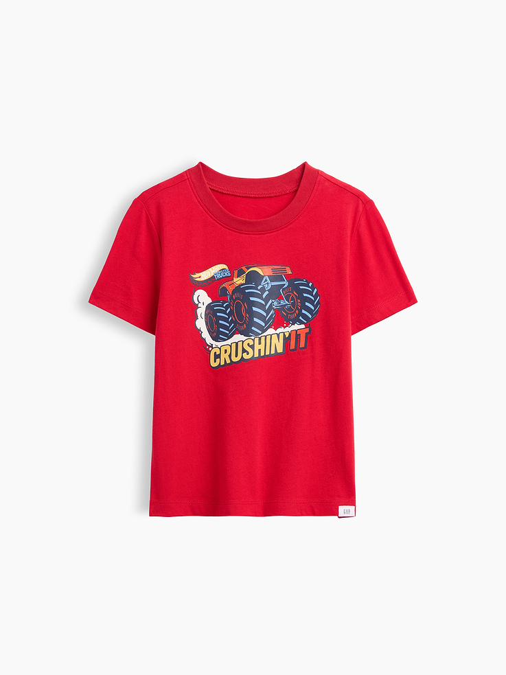 Image 1 of 3, Soft jersey knit., Short sleeves., Crewneck., Graphic at front., Product #1179001