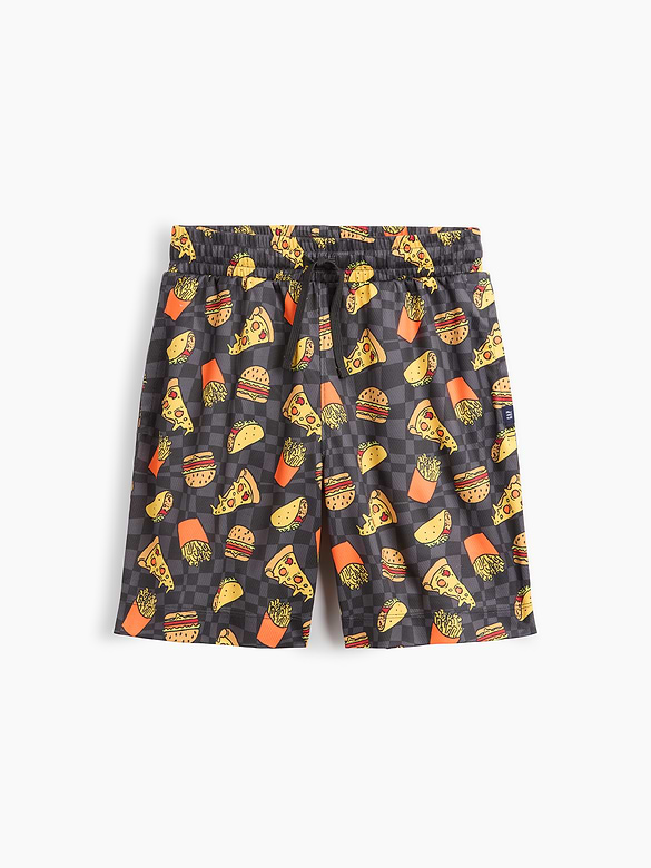 Kids 100% Recycled Pull-On Mesh Shorts