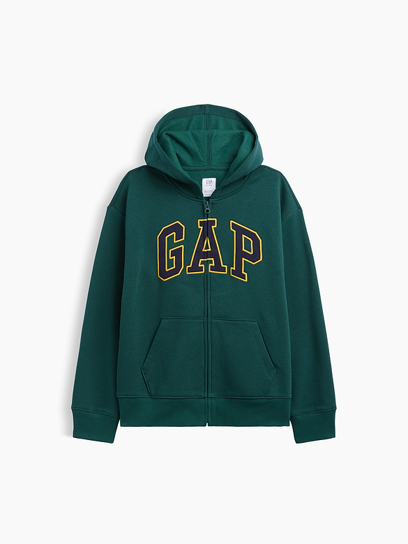 Kids Relaxed Gap Logo Zip Hoodie