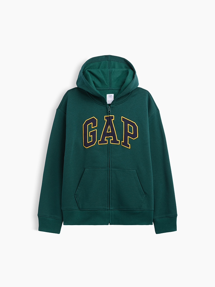 Image number 1 showing, Kids Relaxed Gap Logo Zip Hoodie
