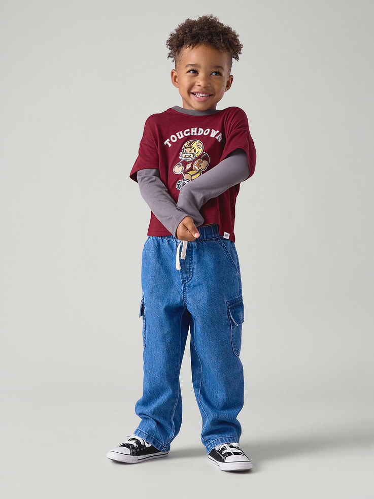 Image number 4 showing, babyGap Pull-On Baggy Jeans