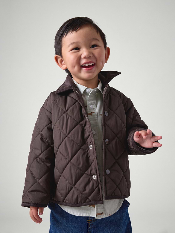 babyGap Brannan Bear Quilted Barn Jacket