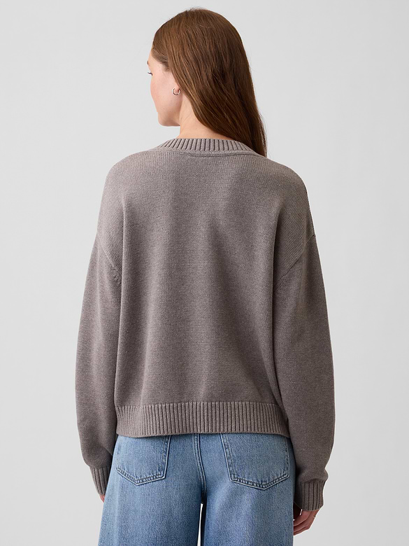 Oversized V-Neck Sweater