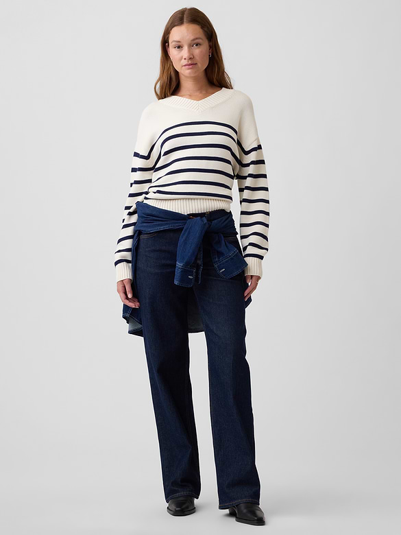 Oversized V-Neck Sweater