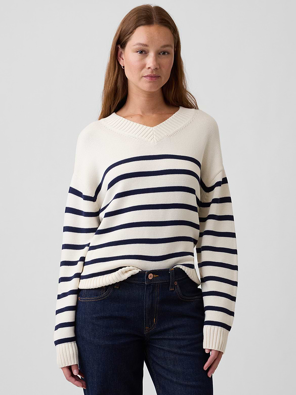 Oversized V-Neck Sweater
