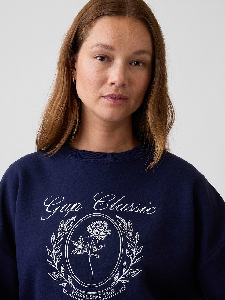 Image number 4 showing, Relaxed Wedge Crewneck Sweatshirt