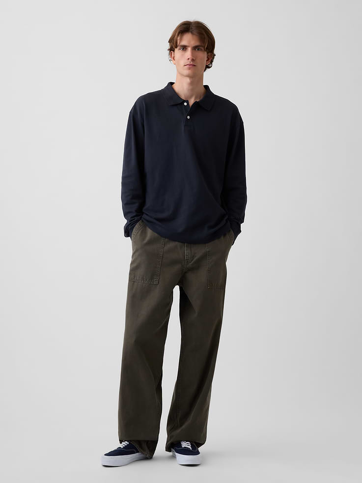 Image number 2 showing, Oversized Pique Polo Shirt
