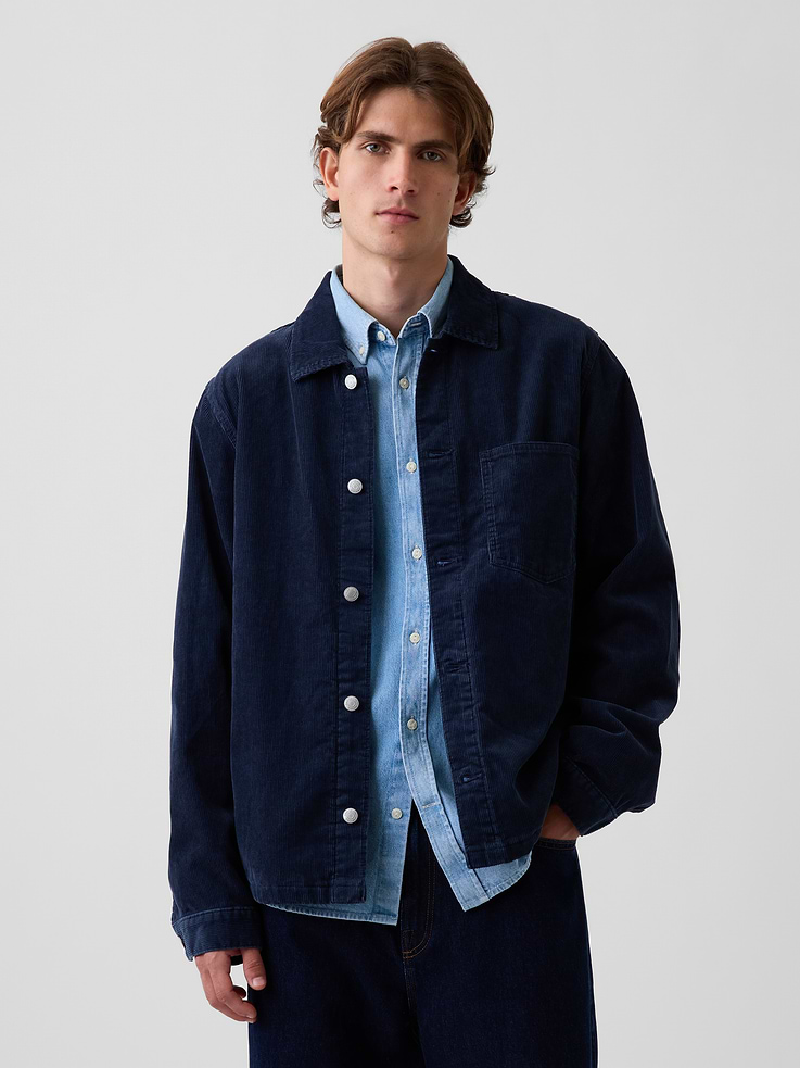 Image number 1 showing, Corduroy Shirt Jacket