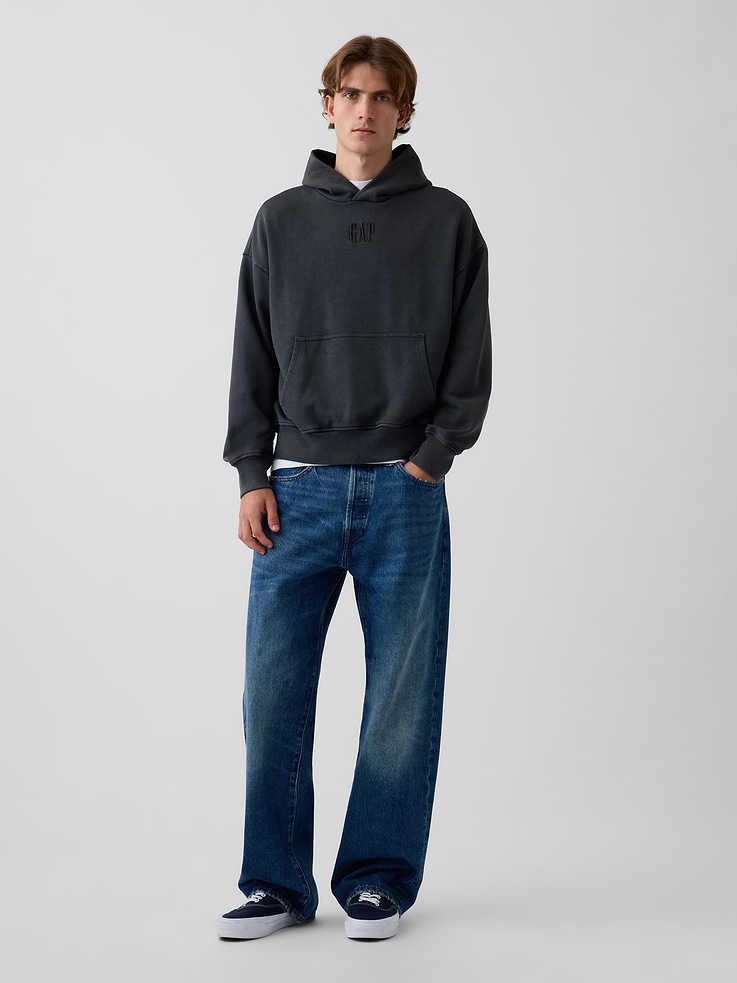 Image number 2 showing, Heavyweight Oversized Logo Hoodie