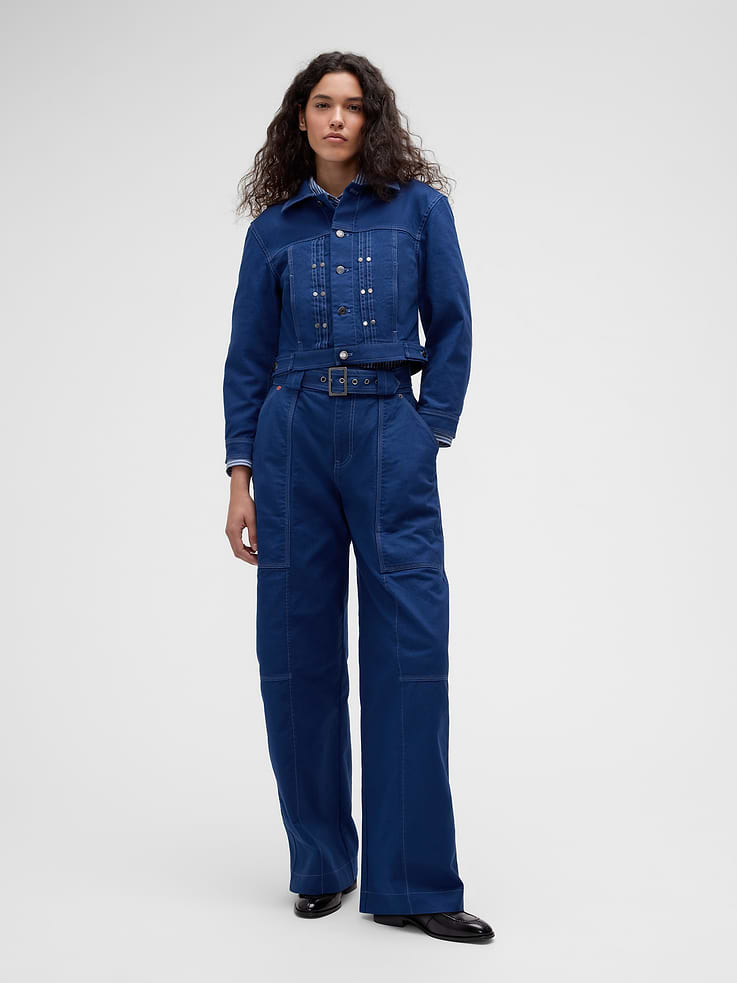 Image number 1 showing, GapStudio Canvas Belted Utility Pants
