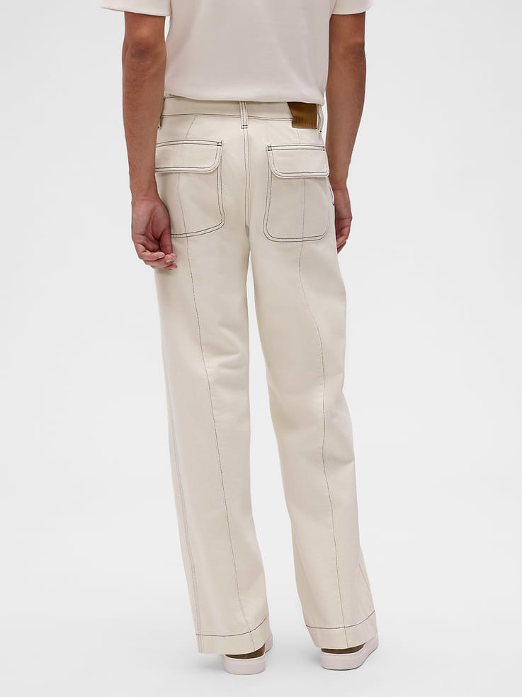 Image number 4 showing, GapStudio Relaxed Utility Jeans