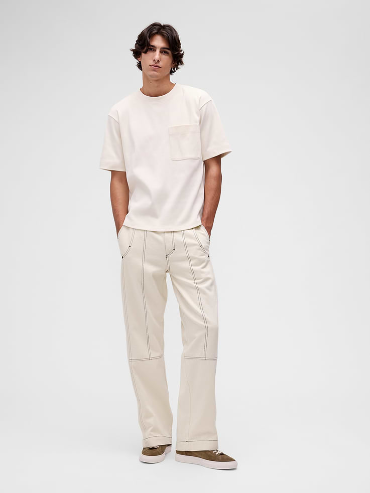 Image number 1 showing, GapStudio Relaxed Utility Jeans
