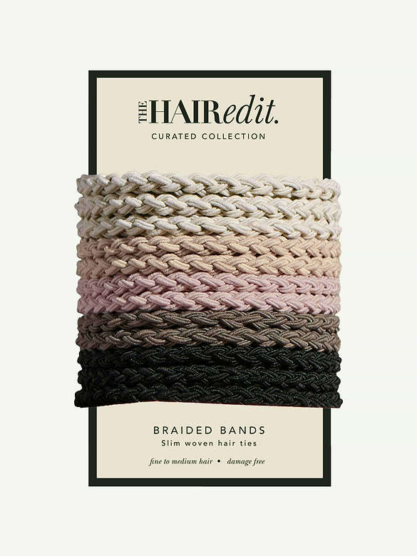 The Hair Edit Braided Bands Hair Ties Set