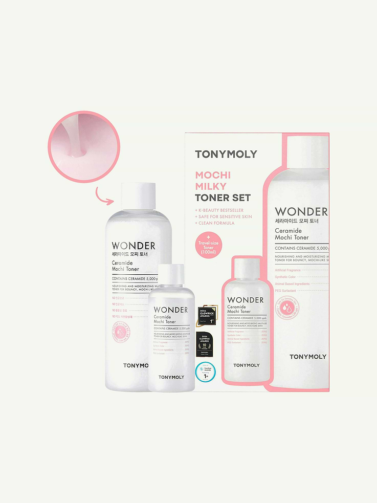 Image number 1 showing, Tony Moly Mochi Milky Toner Set