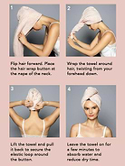 Image 4 of 5, The Hair Edit Quick Dry Microfiber Hair Wrap