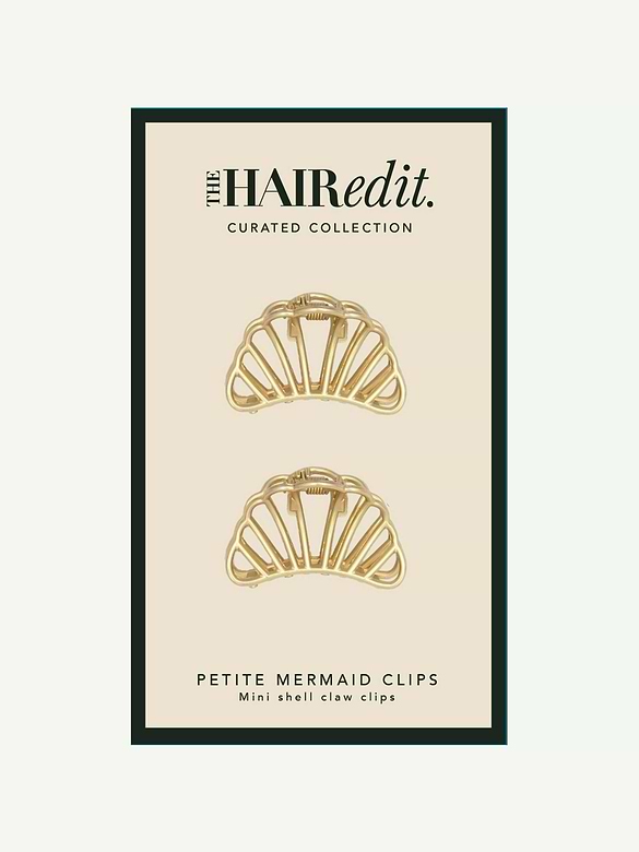 The Hair Edit Petite Gilded Mermaid Clips