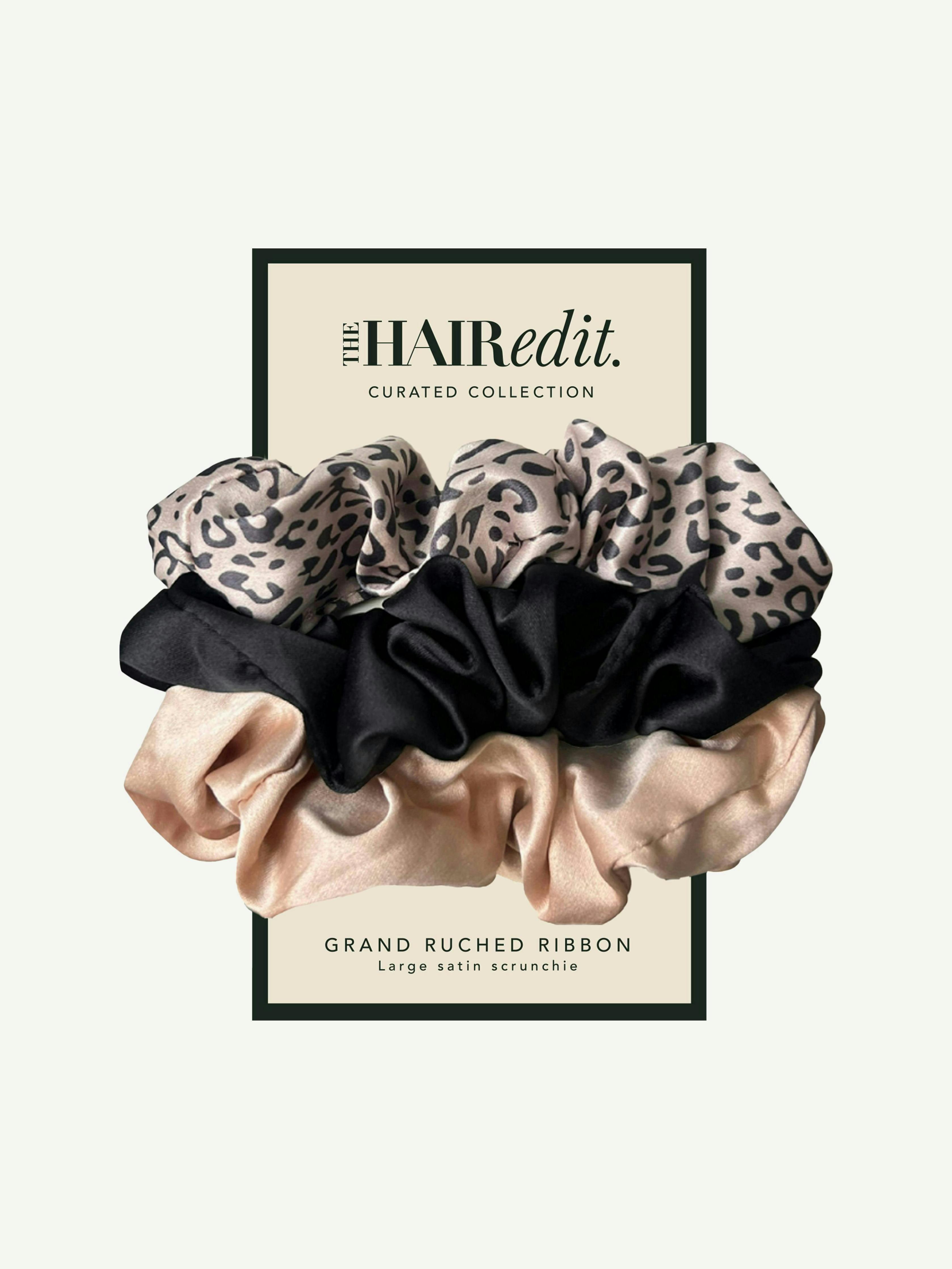 Image number 1 showing, The Hair Edit Grand Ruched Scrunchies Set
