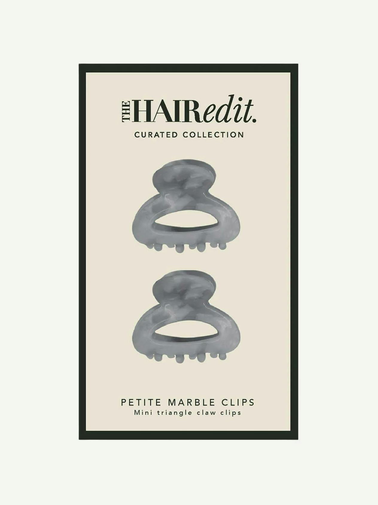 Image number 1 showing, The Hair Edit Petite Marble Clips