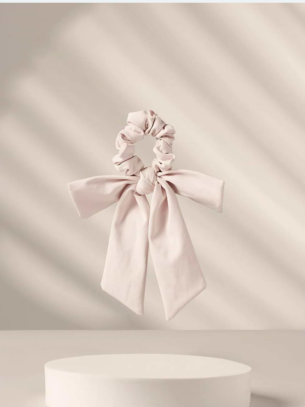 Image number 3 showing, The Hair Edit Goddess Ribbon Bow Scrunchie