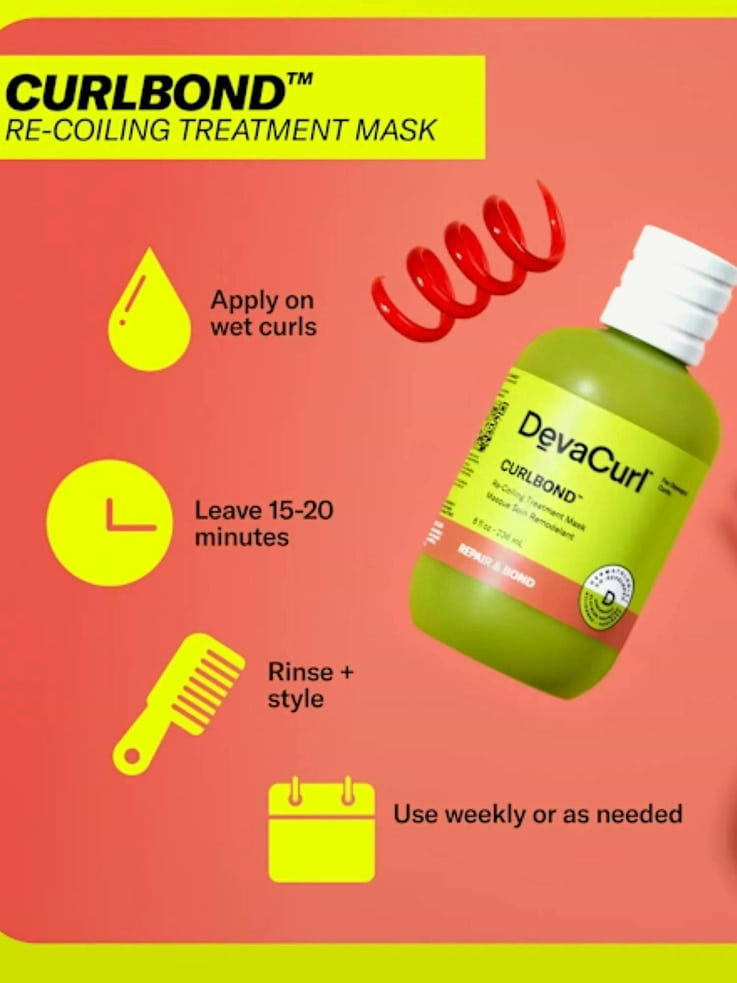 Image number 4 showing, Devacurl Curlbond Mask