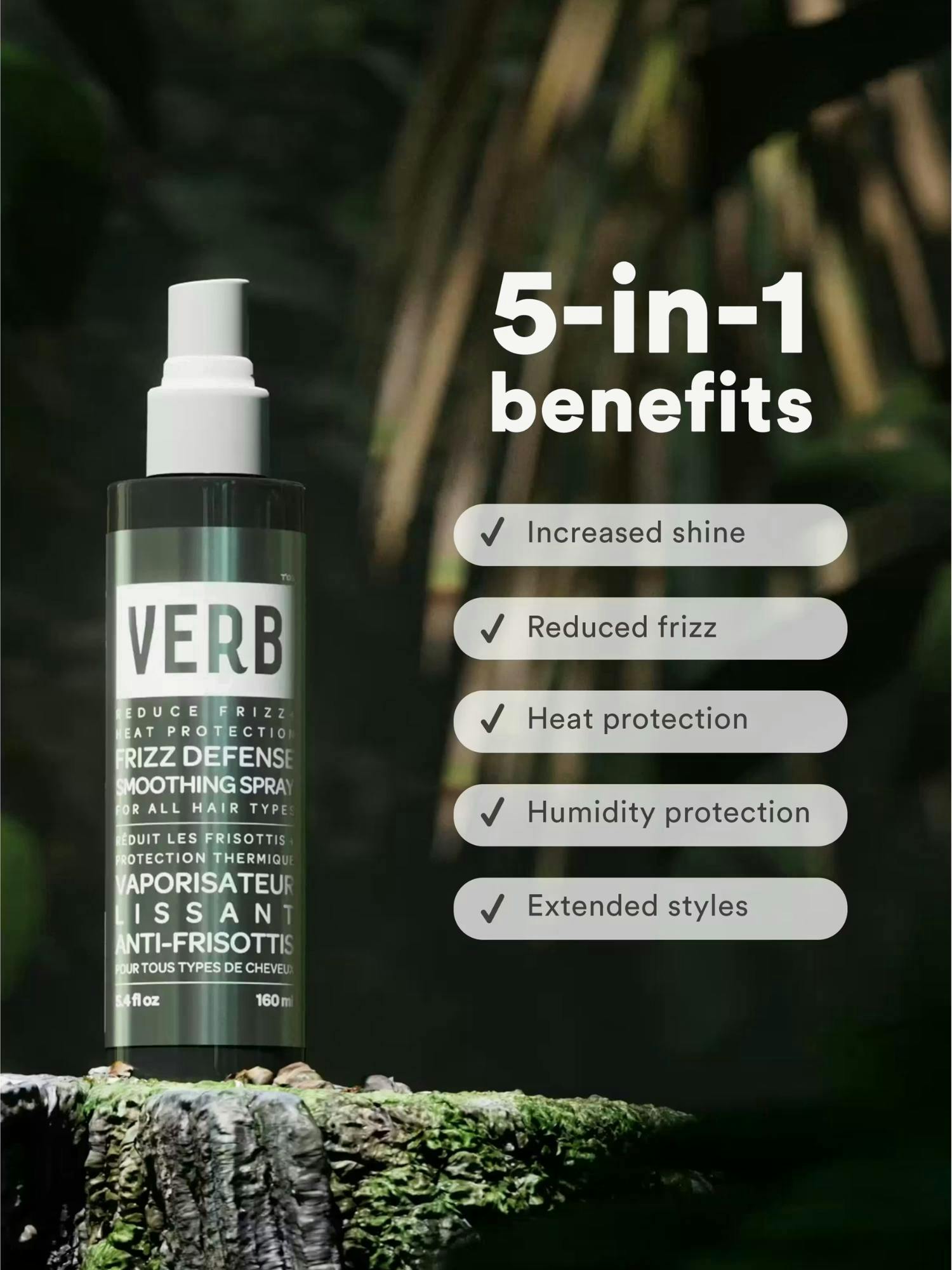 Image 3 of 4, Verb Frizz Defense Smoothing Spray