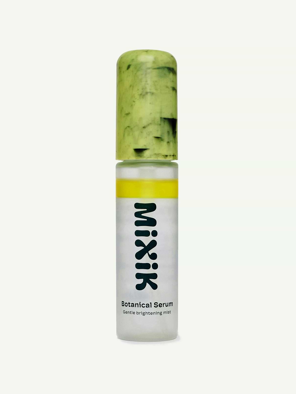 Image 1 of 4, unlock your skin’s radiance with our Botanical Serum Brightening Mist, which helps even skin tone, reduce discoloration, and enhance the skin’s natural glow, this dual-phase serum-mist is a Korean beauty secret, using squalane and galactomyces ferment filtrate (a vitamin-rich byproduct of sake) to help treat and prevent dark spots and discoloration from acne, plus, this water-based mist allows the active ingredients to sink into the skin quickly and effortlessly without contamination or touching the face, which can clog pores and worsen discoloration, galactomyces ferment filtrate helps minimize pores, reduce hyperpigmentation, and even skin tone, squalane hydrates, strengthens skin’s barrier function, and prevents discoloration, rosewater reduces redness and helps heal inflammation, Product #1199643