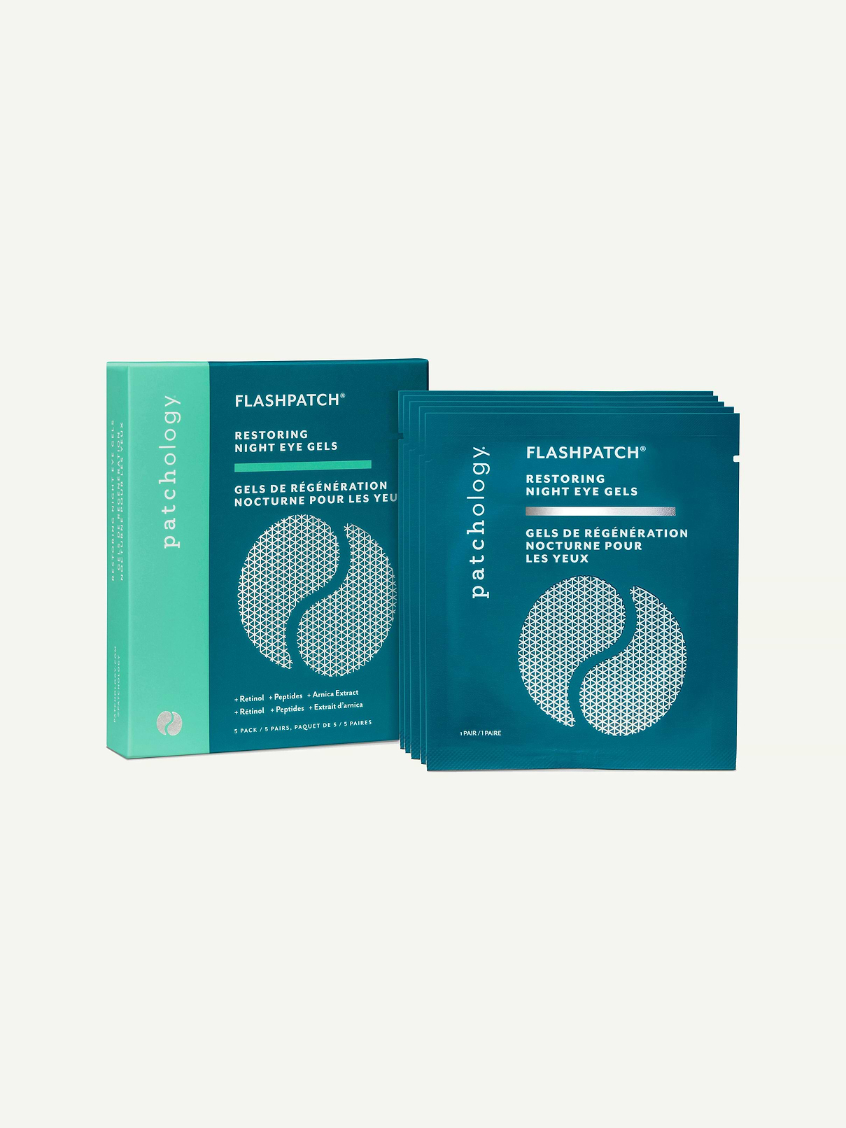 Image number 1 showing, Patchology Flashpatch Restore Night Eye 5 Min Hydrogels