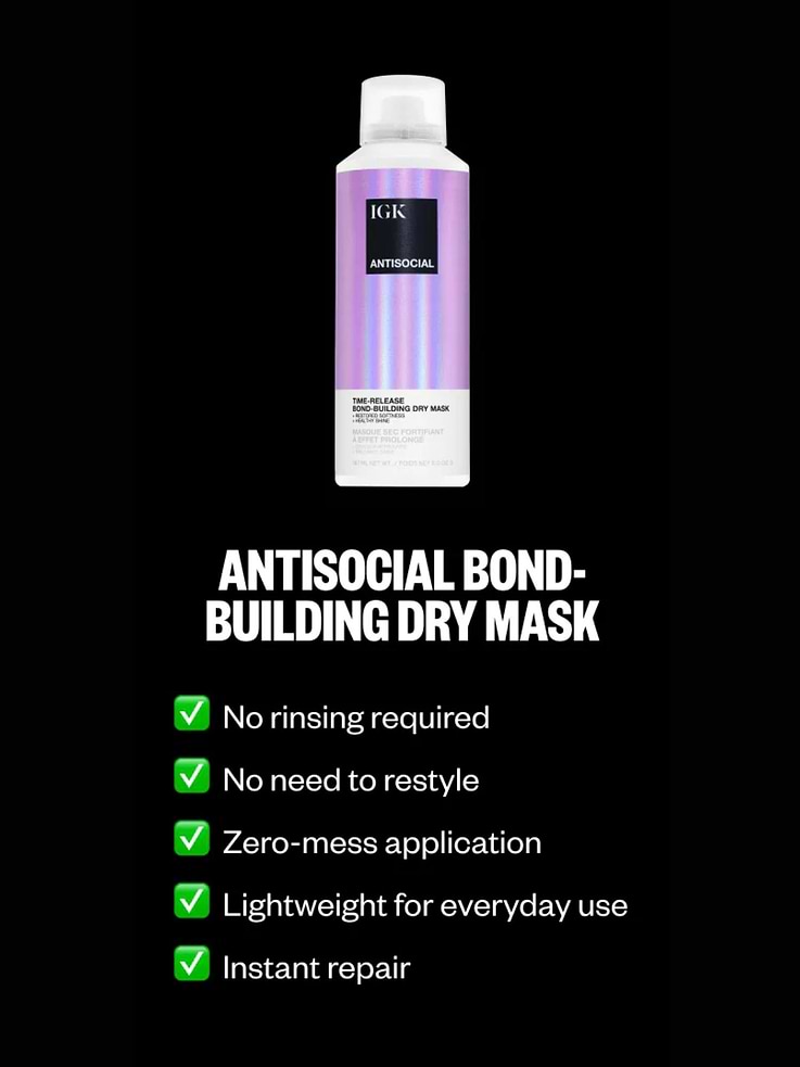 Image number 4 showing, IGK Antisocial Dry Hair Mask
