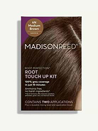 Image 1 of 6, roots starting to show, but can't get to the salon?, root Perfection is an award-winning root touch-up kit that delivers 100% gray coverage in just ten minutes, this cream-based permanent hair color covers your most visible grays and extends the time between salon visits by up to three weeks, each kit includes two applications and comes in eight salon-matching shades, designed for the T-zone – your hairline and part line – Root Perfection makes it quick and easy to touch up roots between full color applications, provides 100% gray coverage in just 10 minutes, extends the time between salon visits by up to three weeks, intended to cover 1"" of new root regrowth; not for all-over color, Smart 8-Free: no ammonia, parabens, resorcinol, PPD, phthalates, gluten, SLS, or titanium dioxide, infused with keratin, argan oil, and ginseng root extract for shiny, healthy-looking hair, dermatologist-tested, cruelty-free & Leaping Bunny certified, Product #1201552