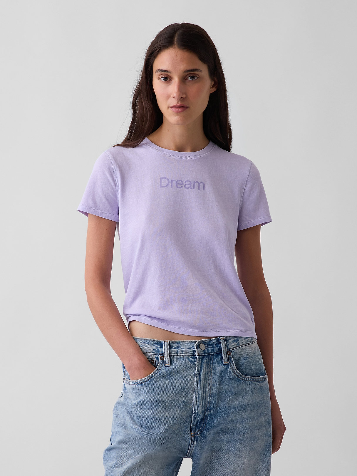 100% Cotton Authentic Shrunken Graphic T-Shirt | Gap