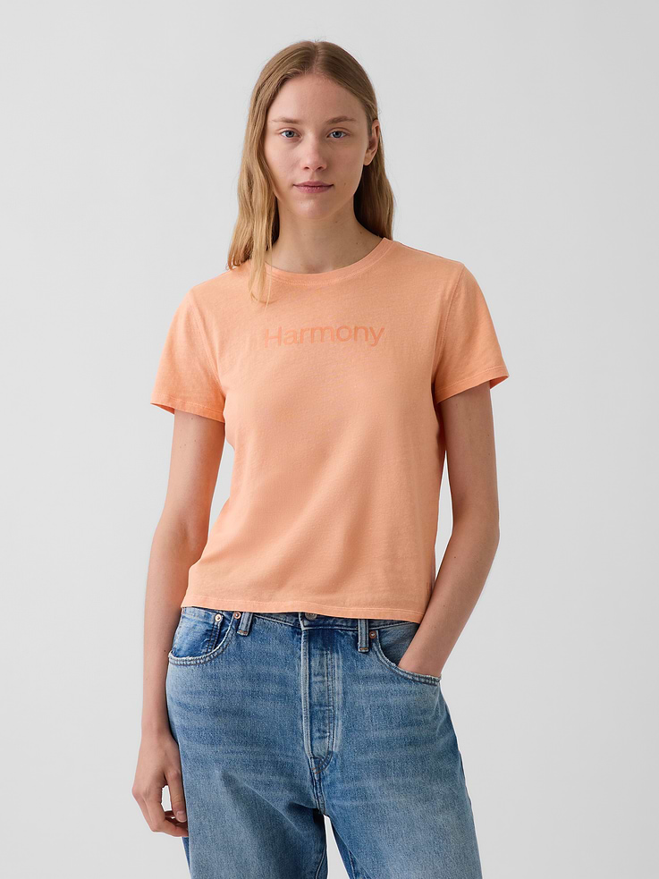 Image number 1 showing, 100% Cotton Authentic Shrunken Graphic T-Shirt