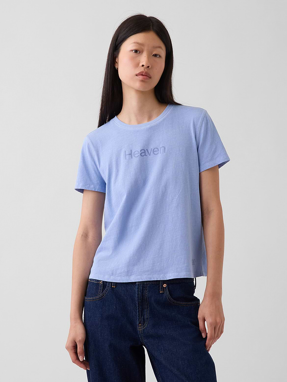 100% Cotton Authentic Shrunken Graphic T-Shirt