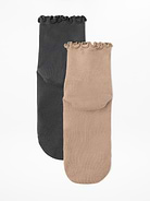 Image number 3 showing, Athleta Ruffle Everyday Quarter Crew Sock 2-Pack