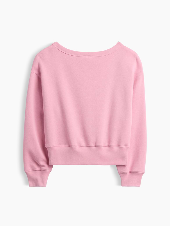 Kids Relaxed Crewneck Graphic Sweatshirt